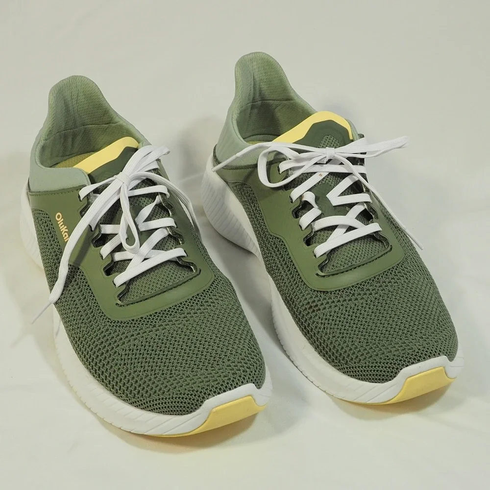 OluKai Island Hopper Shoes Mens 11 Green Athletic Sneakers Walking Breathable